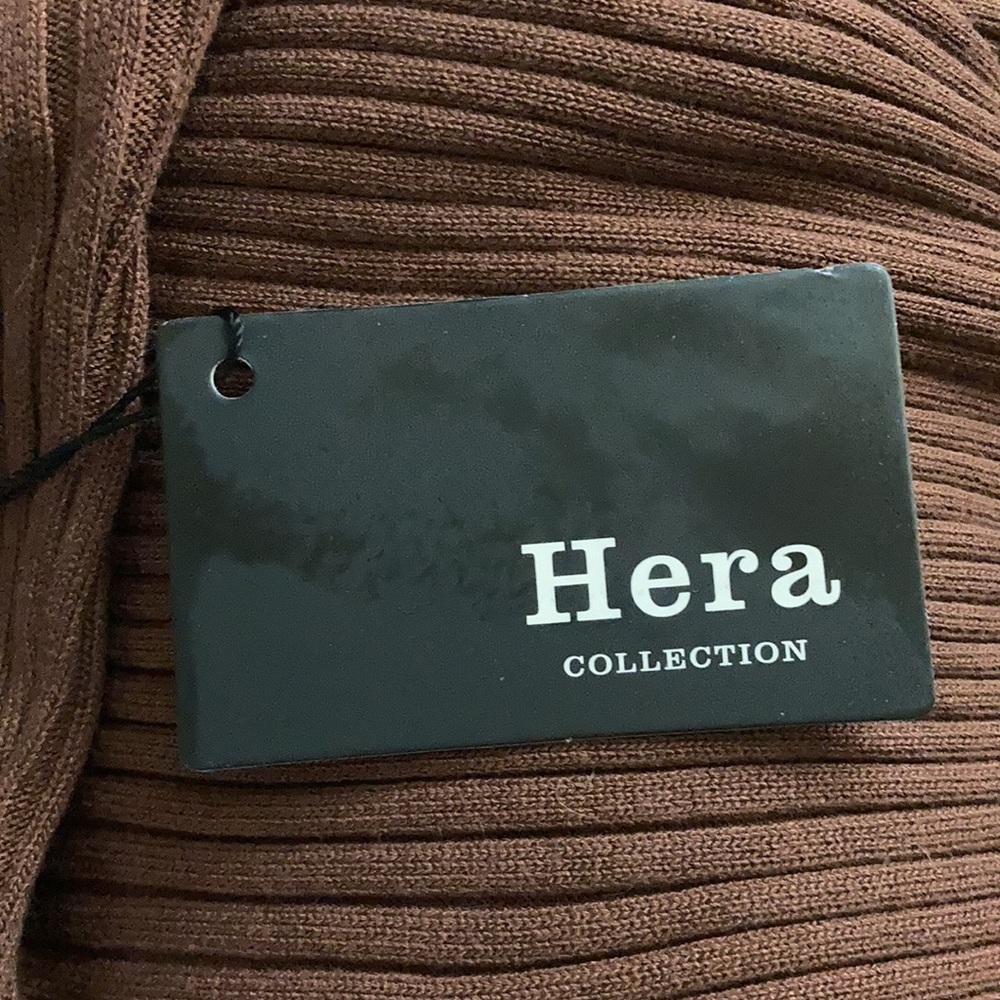 Chocolate Ribbed Bodycon - Picture 4 of 4